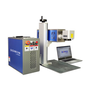 Küçük yüksek hassasiyetli plastik kauçuk ahşap akrilik gravür 30W <span class=keywords><strong>CO2</strong></span> lazer markalama makinesi taşınabilir. - Product Image 3