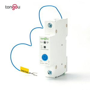 Interruptor de circuito inteligente WiFi eWeLink, control remoto inalámbrico a través de aplicación móvil, interruptor inteligente para el hogar 63A M90 - Product Image 2