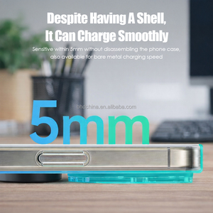 Chargeur sans fil magnétique 25W avec station de charge rapide USB-C <span class=keywords><strong>PD</strong></span> pour téléphones Samsung et iPhone 17 16 15 14 12 Pro Max - Product Image 2