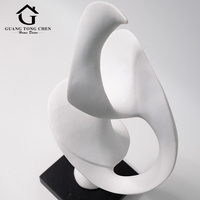 Décoration intérieure de la maison, ornements en résine géométriques faits à la main, ornements artistiques en grès, accessoires de décoration pour la maison
