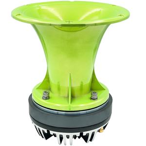 Guía de Onda Tipo Bocina Vander Audio de 2 Pulgadas de <span class=keywords><strong>Salida</strong></span> GREEN CR para Drivers de Compresión Atornillables - Guía para Driver con Acabado Cromado Verde Resistente a UV - Product Image 1