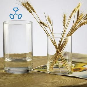 Vaso Alto in <span class=keywords><strong>Vetro</strong></span> Trasparente Contemporaneo <span class=keywords><strong>per</strong></span> Fiori da Pavimento <span class=keywords><strong>per</strong></span> Matrimoni Altezza 30-60cm Diametro 10-30cm - Product Image 3