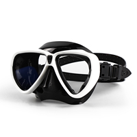 Masque de plongée en apnée, lunettes de plongée sous-marine, grand joint, masque en verre trempé, lunettes
