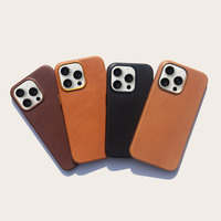 Pour iPhone 15 Pro Max, étui de téléphone en cuir véritable exotique de luxe, girly, personnalisé, de qualité supérieure, nouvelle arrivée