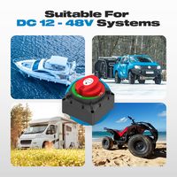 Nouvel interrupteur de déconnexion de batterie haute intensité 600A 12-48V avec protection de circuit pour camion et voiture
