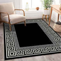 Tapis de luxe personnalisé facile à nettoyer Tapis modernes de grande surface Tapis pour chambre à coucher Salon