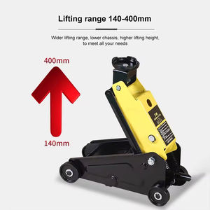 Двухтонный низкопрофильный Напольный домкрат для тележки, сверхмощный стальной гидравлический автомобильный домкрат с поршнями, быстрый подъемный насос - Product Image 3