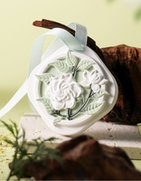 FLORESCENCE personnalisé fleur céramique arôme parfumé plâtre tablette diffuseur d'huile essentielle gypse pierre maison voiture désodorisant cadeaux