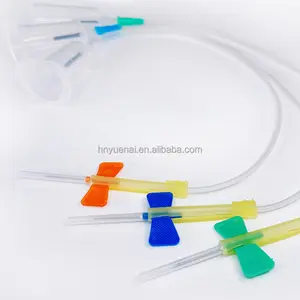 High quality medical disposable safe butterfly blood collection needle belt needle holder