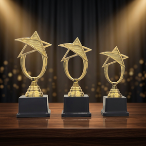 Trofeo Portátil Ligero de Metal Fundido a Presión, Grabado con Láser e Impresión UV, para Competiciones Escolares - Product Image 1