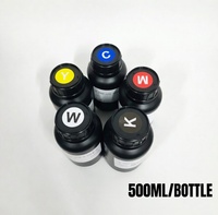 Tinta Eco UV Baru Beric 500ml CMYKW I3200/XP600/TX800 |   Printer Inkjet Industri untuk Keramik/Kaca/Akrilik 1 Tahun Garansi