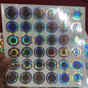 Autocollant holographique laser avec <span class=keywords><strong>image</strong></span> multicouche et micro-texte - Product Image 5