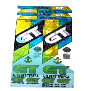Pegatinas para Bate de Cricket Gilbert Teresa GT, Edición Especial 8355996603, Diseño Deportivo, Policarbonato, para Mano Derecha/Izquierda, Duraderas - Product Image 1