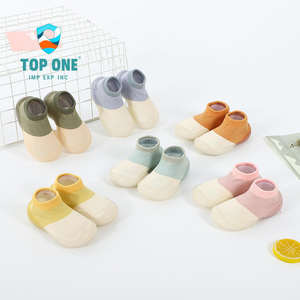 TopOne Offre Spéciale anti-dérapant bébé chaussures chaussettes infantile diverses couleurs correspondant mignon enfants garçons chaussures à semelle souple enfant en bas âge premiers marcheurs - Product Image 2