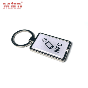 Tùy chỉnh 13 56MHz thông minh khách sạn Ổ khóa cửa kiểm soát truy cập keyfob RFID thẻ chìa khóa Epoxy <span class=keywords><strong>Keychain</strong></span> - Product Image 4