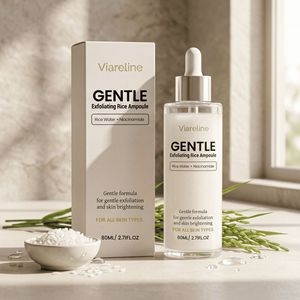 Sérum Visage Bio Exfoliant Doux au Riz OEM/ODM – Soin Liquide Rafraîchissant et Confortable, Facilement Absorbable - Product Image 2