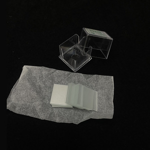 Cover Glass 18mmx18mm 100pcs Box Washable Smooth Square <b>Microscope</b> Slides For Biological Experiment Teaching Equipment - Product Image 1