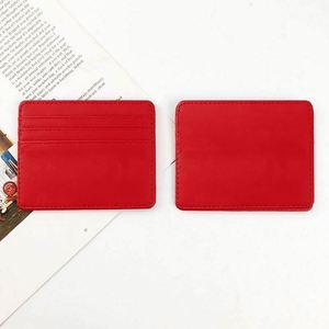 Porte-cartes de crédit et de visite en cuir PU avec fermeture éclair, motif et logo personnalisables, protection RFID premium, design minimaliste, grande capacité - Product Image 4