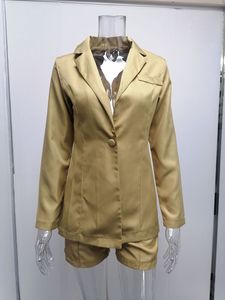 Blazer manches longues pour femmes, vêtement d'extérieur simple, résistant, design <span class=keywords><strong>OL</strong></span>, Slim, coupe basse, mode, décontracté, tempérament - Product Image 4