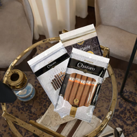 Emballages pour cigares avec logo personnalisé, forme de bâtonnet, sacs en plastique Mylar, sachets en plastique PE, boîte d'affichage en papier