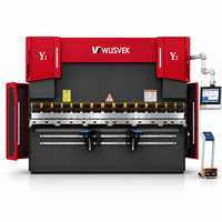 Presse plieuse hydraulique CNC entièrement automatique WE67K 250T 4000mm avec roulement pour la pliage de tôles en aluminium et acier inoxydable
