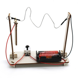 Kit d'expériences scientifiques DIY en bois pour enfants de 7 à 9 ans, jouets de projet de physique avec fil et interrupteur - Product Image 2