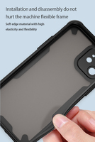 Coque antichoc mate ABS Street Fashion pour iPhone 18 17 16 15 14 13 Pro Max - Durable en noir/rouge/bleu, 3 couleurs disponibles