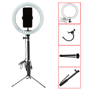 Vente en gros de lampes vidéo Led Ring Lamp 10 pouces Cercle Selfie Fill Ring Light Trépied <span class=keywords><strong>pour</strong></span> <span class=keywords><strong>Tik</strong></span> <span class=keywords><strong>Tok</strong></span> - Product Image 3