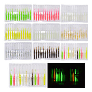 Señuelo de Pesca de Plástico Suave AR84 PVC de 42 mm <span class=keywords><strong>y</strong></span> 0,35 g, Señuelo de Cola de Aguja, Señuelo de Gusano, Señuelo de Natación, para Pesca en Agua Salada, Lubina, <span class=keywords><strong>Trucha</strong></span> - Product Image 3