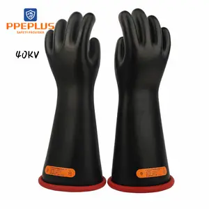 Fabriek Directe Verkoop Ppe Plus Merk Klasse 00 Rubber Geïsoleerde Handschoenen Voor Elektriciteit Plaats