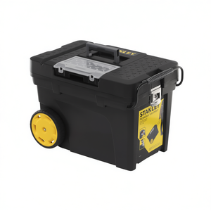 Stanley Mobile Tool Chest 20 In With Wheels And Handle For <b>Workshop</b> <b>Storage</b> - Product Image 2