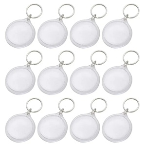 Llavero de Acrílico Epoxi Sublimado Personalizado, Marco de Fotos Transparente para DIY, para Actividades Promocionales - Product Image 1