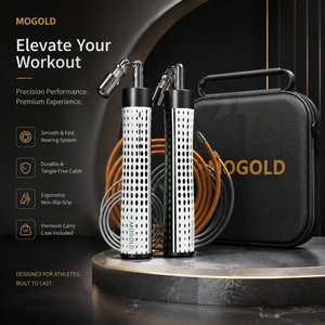 Corde à sauter <span class=keywords><strong>de</strong></span> <span class=keywords><strong>luxe</strong></span> réglable personnalisée <span class=keywords><strong>de</strong></span> haute qualité pour la forme physique et la musculation Corde à sauter lestée en fil d'acier - Product Image 5