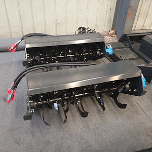 가정용 미니 스키드 스티어 로더 기계 가격 액세서리 그래버 그루터기 크러셔 브레이크 해머 회전 경운기 멀처 트렌처 - Product Image 2