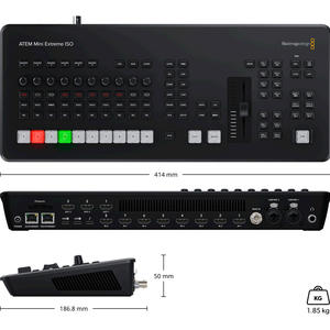 <span class=keywords><strong>ATEM</strong></span> <span class=keywords><strong>Mini</strong></span> Extreme ISO G2, commutateur vidéo professionnel en direct, 8 entrées HDMI, <span class=keywords><strong>studio</strong></span> de diffusion, commutateur de streaming - Product Image 4