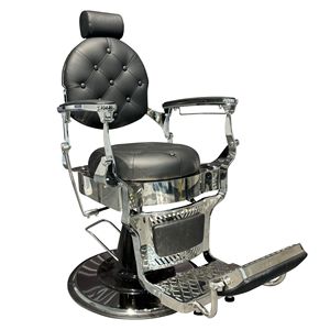 Sillón de Barbería con Bomba Hidráulica de Alta Resistencia, Sillón de Barbería con Bombas Hidráulicas, Sillón de Barbería Móvil - Product Image 1