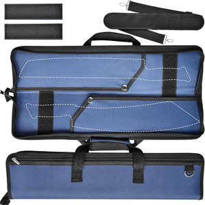 Muestra gratis personalizada lona encerada cuero cocina Chef cuchillo almacenamiento rollo portátil herramienta rollo bolsa cuchillo titular - Product Image 6