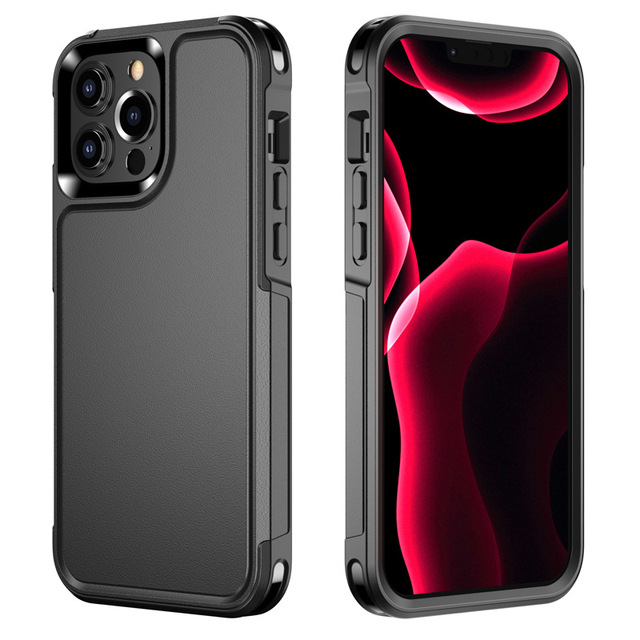 Wholesale Shockproof Rugged 2in1 Armor Phone Case for iPhone 16 Pro Max Heavy Duty TPU+PC Cases