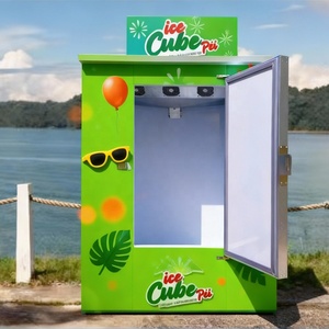 Congélateur compact pour glace, refroidissement par air, refroidissement direct, bac de stockage de glace peu encombrant, prix économique pour station-service - Product Image 1