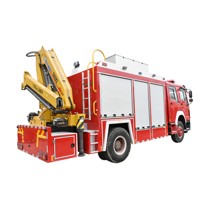 Camiones Sinotruk HOWO con Distancia Entre Ejes <span class=keywords><strong>de</strong></span> 4600 mm, Cabina <span class=keywords><strong>de</strong></span> Doble Fila, Equipos <span class=keywords><strong>de</strong></span> <span class=keywords><strong>Bomberos</strong></span> y Rescate, Grúas <span class=keywords><strong>de</strong></span> Brazo Articulado - Product Image 3