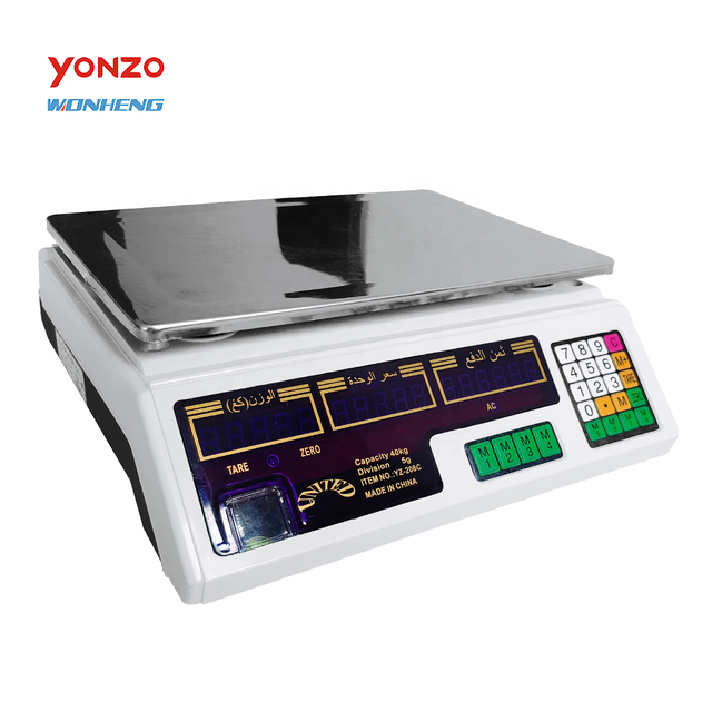 Acs 30 Digital Price Computing Weighing Balance Scale LCD Electronic 40kg OEM