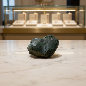 德盛小尺寸玻璃陨石天然黑色陨石原石 - Product Image 1