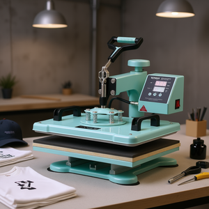 Presse à chaud Vevor 12x15 pouces à plat manuelle pour t-shirts et casquettes - Product Image 2