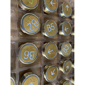 Bst — bralette Elev 32.5mm sans contact, <span class=keywords><strong>bouton</strong></span> <span class=keywords><strong>d</strong></span>'<span class=keywords><strong>appel</strong></span> sans contact, pour fluide, <span class=keywords><strong>d</strong></span>écor - Product Image 3