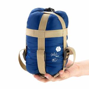 Saco de Dormir Impermeable Ligero de Nailon para 3 Estaciones, 205 cm, Estilo Sobre, Relleno de Seda y Algodón Personalizado, para Adultos, Cálido, para Exteriores - Product Image 1