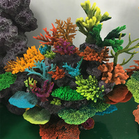 Coral Artificial de Alta Simulación, Coral Realista Hecho a Mano, FRP, Varios Diseños y Producción de Decoración para Acuarios