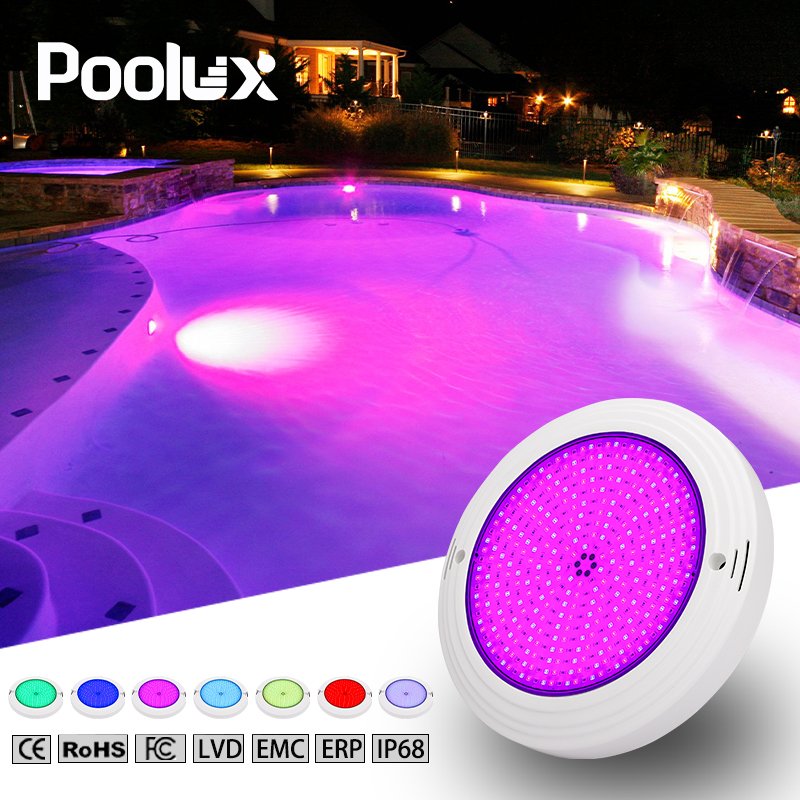 Hight Quality Waterproof LED Pool Lamp PC Multiple Colors Energy Efficient & Durable Remote Control for Outdoor Pool Lighting