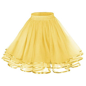 <span class=keywords><strong>Jupon</strong></span> Lolita pour femme, exclusif, sans armatures, en <span class=keywords><strong>tulle</strong></span> doux, pour tous les jours, avec volants, trois couches, en gaze à rubans, style mignon - Product Image 5