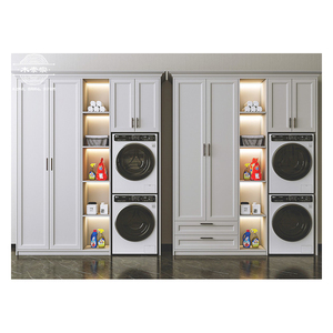 Muebles personalizados del fabricante de muebles para el hogar de pie de <span class=keywords><strong>aluminio</strong></span> <span class=keywords><strong>lavadora</strong></span> lavadero gabinete de fregadero - Product Image 3