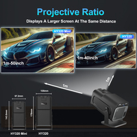 Vidéoprojecteur Topleo Beamer Hy320 Mini Smart Portable Android Vidéoprojecteurs vidéo pour la maison Proyectores 4k